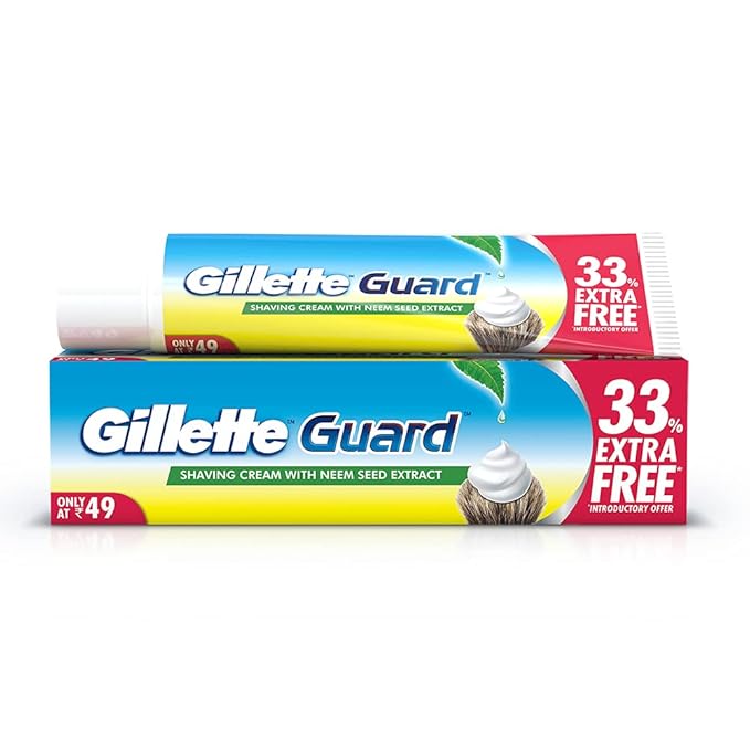Gillette Guard Shaving Cream with a Touch of Neem Extracts 125g